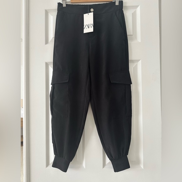 Zara Pants & Jumpsuits Zara Black Cargo Pants Nwt Poshmark